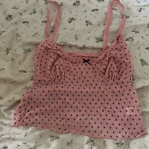 Coquette pajama shirt